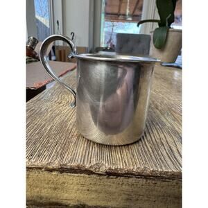 Vintage Gorham yc63 Silver plated baby Cup 2.25”x2.25”